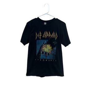 Def Leppard Black Band Tee size M